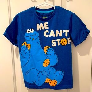 Adorable Sesame Street, Monster Cookie T- Shirt.